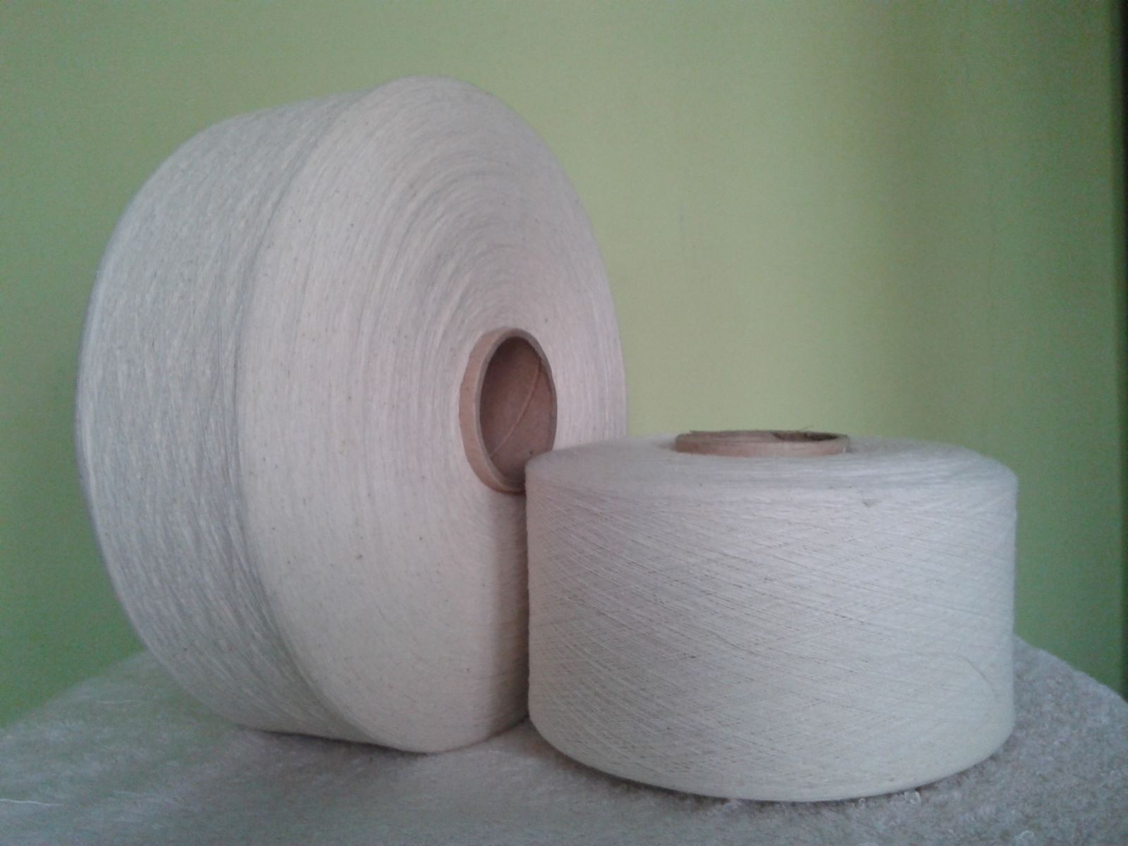 Cotton polyester blended (CVC) yarn